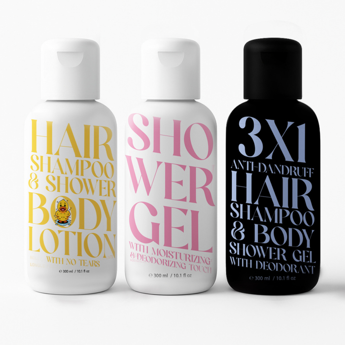 👨‍👩‍👧 Lemury Family Bundle – Men + Women + Kids (3× 300 ml) 1
