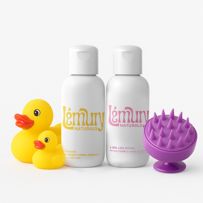 🌸👩‍👧 Lemury Mummy Bundle – Women + Kid + Duck + Hair Massage 1